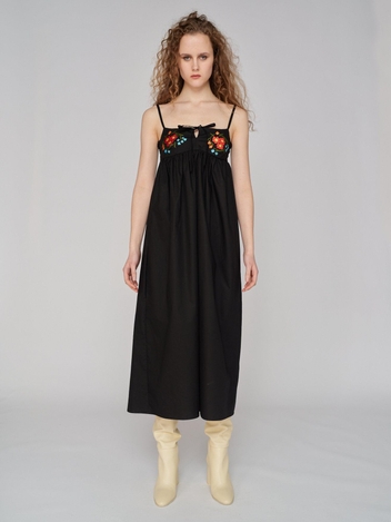 FAYE DRESS WITH EMBROIDERY