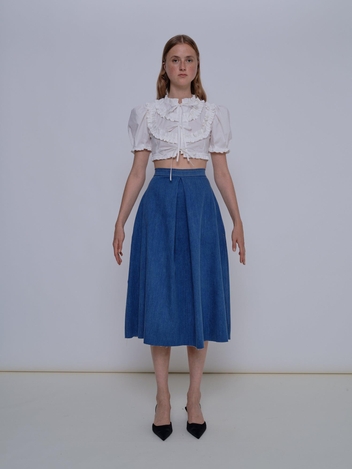 VASILISA RUFFLED TOP
