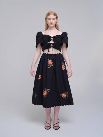 NATALIA SKIRT WITH SIDE POCKETS