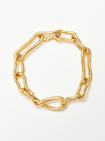 Molten Twisted Infinity Chain Bracelet