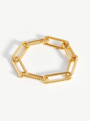 Chunky Half Radial Chain Bracelet | 18ct Gold Plated