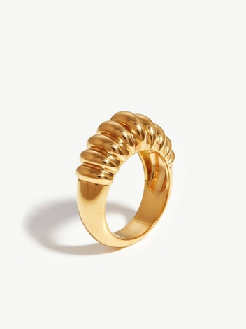 Claw Ridge Ring | 18ct Gold Plated