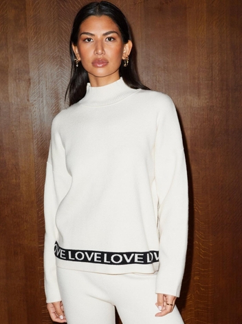 Cream Love Jumper
