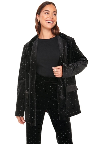 Clara Velvet Blazer