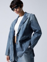 Julia Denim Blazer - Blue