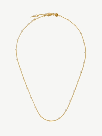 Short Bobble Chain Necklace | 18ct Gold Plated Vermeil