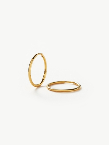 Classic Small Hoop Earrings | 18ct Gold Plated