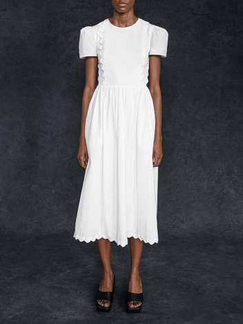 Simona Dress Fully Lined With Side Pockets - Usd