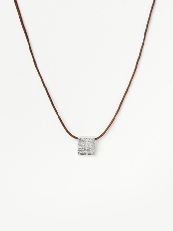 Lucy Williams Byzantine Coin Cord Necklace | Sterling Silver