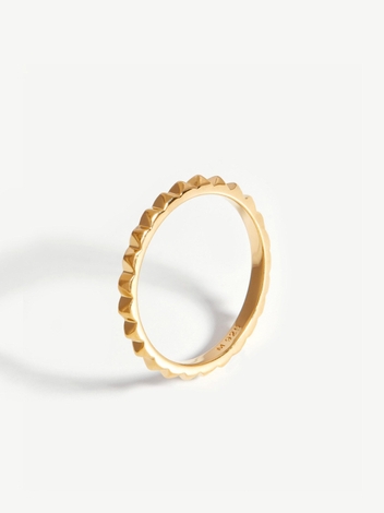 Pyramid Ring | 18ct Gold Plated Vermeil