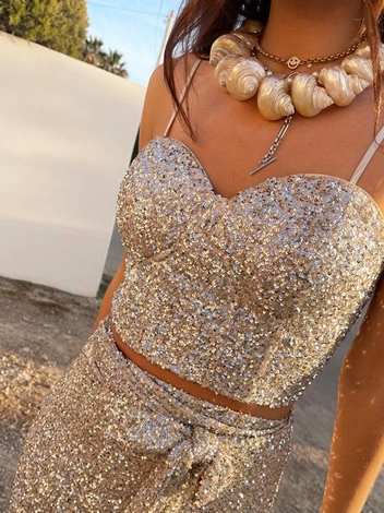 Sequin Bustier