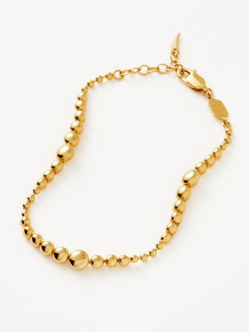 Articulated Beaded Bracelet | 18ct Gold Plated Vermeil