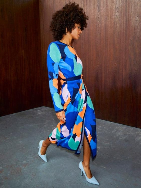 Artist Sydney Knit Wrap Dress