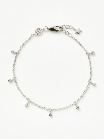 Interstellar Drop Bracelet | Silver Plated