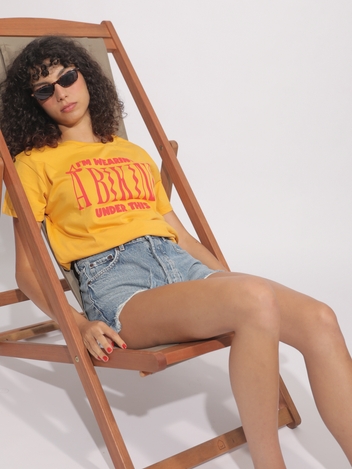 Bikini T-shirt - Yellow