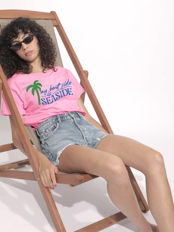 Seaside T-shirt - Pink
