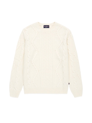 Men`S Fisherman Cable Knit Sweater