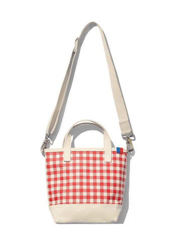 The All Over Gingham Bucket - Poppy
