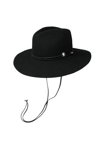 Classic Long Brim felted wool