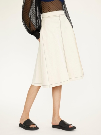 Cream Twill Winnie Skirt