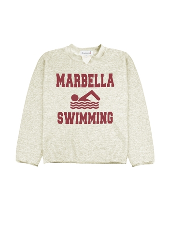 Weathered Series Marbella Swimming V-Cut Crewneck