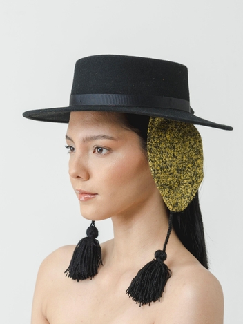 Cordovan Long Brim Trapper Hat