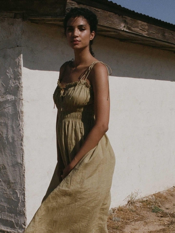RHODA DRESS -- VERBENA