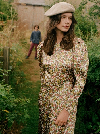 VITTORIA DRESS -- JENNIFER SPRING FLORAL