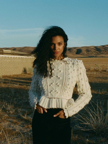 CLOVE SWEATER -- DOGWOOD