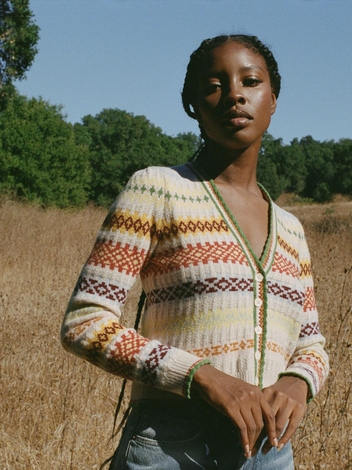 ALBA CARDIGAN -- CREAM MONTE ROSA