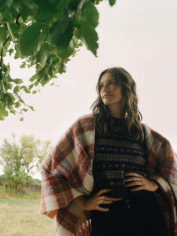 EMBER WRAP -- GREENWICH PLAID