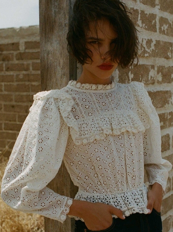 FLORYN TOP -- MAGNOLIA