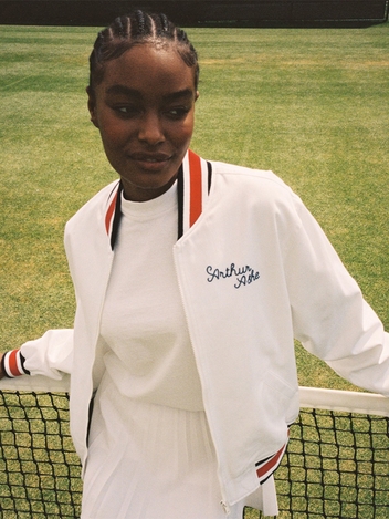 Arthur Ashe Chainstitch Court Jacket