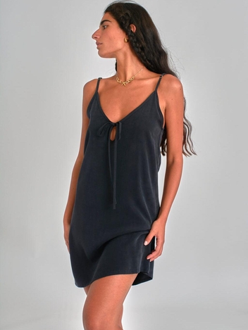 Drew Slip Dress Black