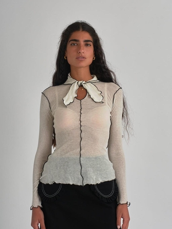 Pippa Top White & Black