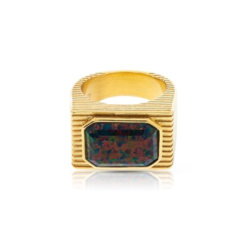 Cleo Black Ring