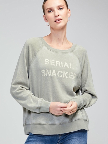 Serial Snacker Sommers Sweatshirt | Seagrass