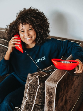 Liberté Sweatshirt navy & red