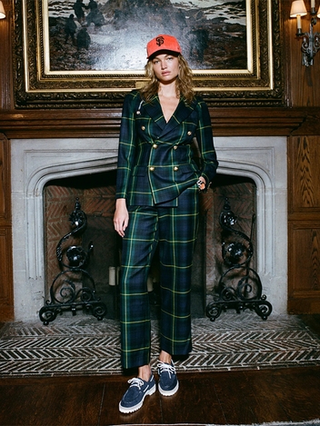 Womens Gordon Modern Tartan Trousers