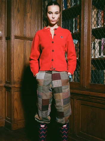 Womens Patchwork Trousers