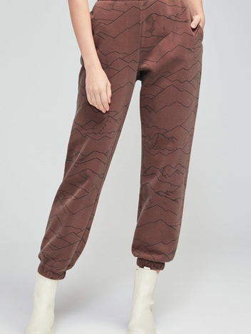 Magnitude Playa Sweatpants | Pigment Cherry Mahogany