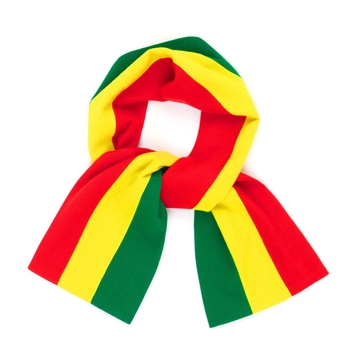 Red, Yellow and Green Stripe Scarf