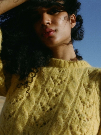 TUDOR SWEATER -- GOLDFINCH