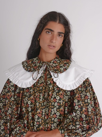 Zoey Collar Floral Cotton