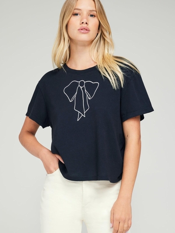 Trompe Loeil Boy Tee | Jet Black