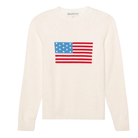 Womens American Flag Sweater
