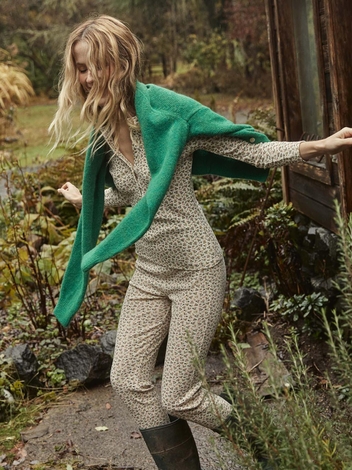 RHEA PANT -- SUNLIT SECRET GARDEN
