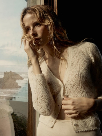 CHANDEL CARDIGAN -- JASMINE FLOWER