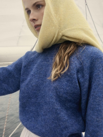 MARSENA SWEATER -- BLUE DUSK