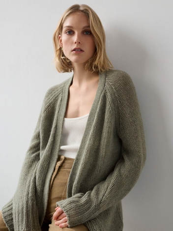 Cashmere Luxe Featherweight Open Cardigan